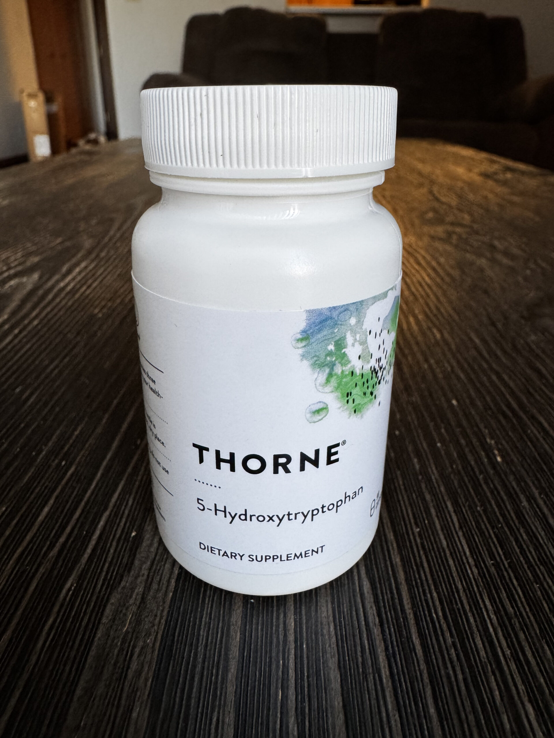 5-HTP bottle from Thorne